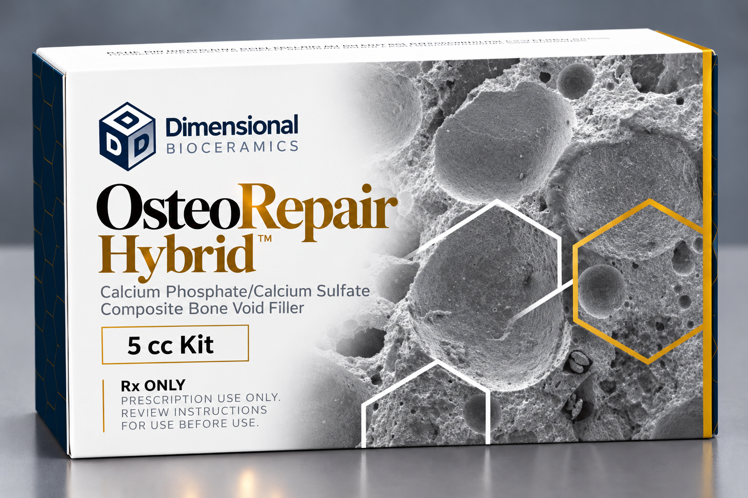 Calcium Phosphate + Calcium Sulfate Bone Void Filler System product packaging