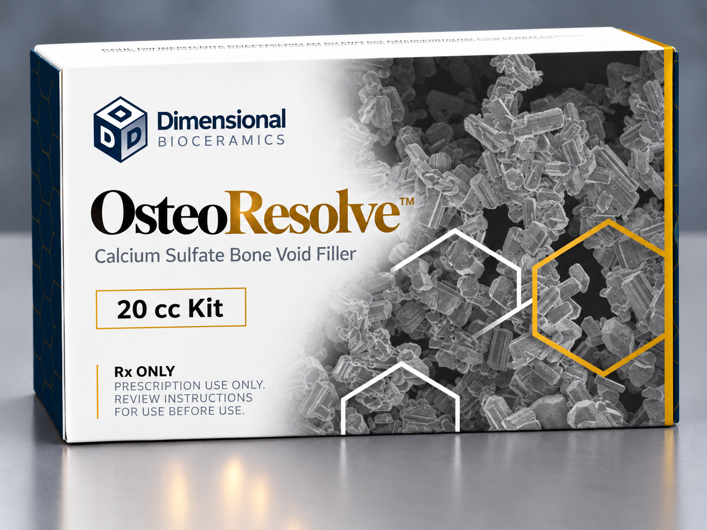 Calcium Sulfate Bone Void Filler System product packaging